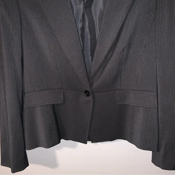 TAHARI BLAZER SIZE 14 women’s black - Picture 2 of 5